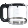 Braun KF 7120 Cafetera eléctrica semi-automática con jarra de cristal, 1000 W, 12 tazas, acero inoxidable, negro