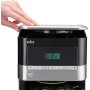 Braun KF 7120 Cafetera eléctrica semi-automática con jarra de cristal, 1000 W, 12 tazas, acero inoxidable, negro
