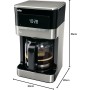 Braun KF 7120 Cafetera eléctrica semi-automática con jarra de cristal, 1000 W, 12 tazas, acero inoxidable, negro