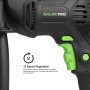 Galax Pro Taladro Percutor 600 W, Taladro Percutor con Cable de Velocidad Variable 0-3000 rpm, 2 Funciones en 1, Portabrocas de