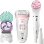 Braun Silk-épil 9 Kit Depiladora Eléctrica Mujer, 9-995 Deluxe 9 en 1, Depilación inalámbrica en seco y húmedo, Depiladora,
