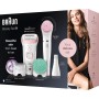 Braun Silk-épil 9 Kit Depiladora Eléctrica Mujer, 9-995 Deluxe 9 en 1, Depilación inalámbrica en seco y húmedo, Depiladora,