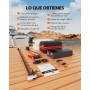 Arrancador de Baterías de Coche,Booster para Coche con Compresor de Aire Portátil 7en1,Arranque de Batería con Inflador para