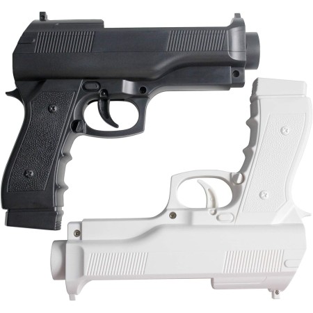 OSTENT Pistola ligera Gun Shooting Sport Video Game Compatible para Nintendo Wii Remote Controller Pack de 2