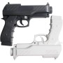 OSTENT Pistola ligera Gun Shooting Sport Video Game Compatible para Nintendo Wii Remote Controller Pack de 2