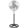 Aspes Ventilador de Pie Negro, AVP501800OVN. 3 Velocidades, 3, Oscilante