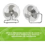 Aspes Ventilador de Pie Negro, AVP501800OVN. 3 Velocidades, 3, Oscilante