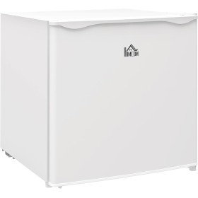 HOMCOM Congelador Vertical 35 L Congelador Pequeño Silencioso con Puerta Reversible Temperatura Ajustable y Estante Extraíble