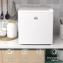 HOMCOM Congelador Vertical 35 L Congelador Pequeño Silencioso con Puerta Reversible Temperatura Ajustable y Estante Extraíble