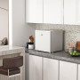 HOMCOM Congelador Vertical 35 L Congelador Pequeño Silencioso con Puerta Reversible Temperatura Ajustable y Estante Extraíble