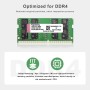 DDR3L / DDR3 Ram 16GB Kit (8GBx2) 1600MHz Memoria Portátil Sodimm PC3L-12800 / PC3-12800 Sin ECC Sin Búfer 1.35V / 1.5V CL11