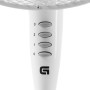 Grunkel Ventilador de Pie FAN-165 de 50W- 16" 40cm de diametro con 3 Velocidades y 5 aspas, Altura Regulable hasta 118cm.