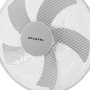 Grunkel Ventilador de Pie FAN-165 de 50W- 16" 40cm de diametro con 3 Velocidades y 5 aspas, Altura Regulable hasta 118cm.