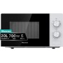 Hisense H20MOBP1HI - Microondas 20 Litros, 700W, Inverter Expert, Descongelación Rápida, Calentamiento Uniforme, Silencioso,