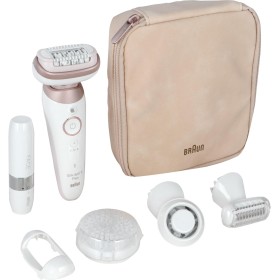 Braun Silk-épil 9 Flex - Depiladora facial para mujer con cabezal flexible de 360 ° para depilación fácil, en húmedo y seco,