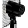 Grunkel Ventilador de Pie FAN-165 de 50W- 16" 40cm de diametro con 3 Velocidades y 5 aspas, Altura Regulable hasta 118cm.