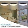M Ledme - Plafón Led Neox 24W Blanco, Temperatura de Color CCT, ideal para Cocina, Balcón y Dormitorio.