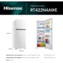 Hisense MTM55205E - Frigorífico Dos Puertas, Calss E, Capacidad 206 L Neto, Alto 143 cm,Cajón Frutas y Verduras,Iluminación led,