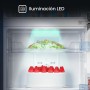 Hisense MTM55205E - Frigorífico Dos Puertas, Calss E, Capacidad 206 L Neto, Alto 143 cm,Cajón Frutas y Verduras,Iluminación led,