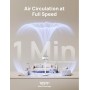Dreo Ventilador de Pie Silencioso con Control Remoto - Alcance de 24 m, 23dB, Volumen de Aire de 1200 m³/h, 3 Modos, 8