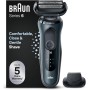 Braun Series 6 Afeitadora Eléctrica Hombre, Máquina de Afeitar Barba con Recortadora De Precisión EasyClick, SensoFlex, Uso En