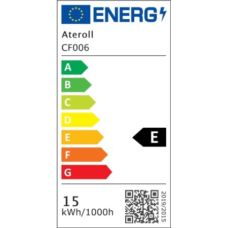 Ateroll Ventilador de Techo con Luz, Ø61CM, LED Regulable 3CCT (3000K-4000K-5000K), 1500LM Ventilador de Techo con Mando a