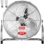 SOGO Ventilador De Suelo Semi Industrial 12" 30cm Con Inclinación Ajustable - Ventilador Potente 55W 3 Velocidades Bajo Ruido -