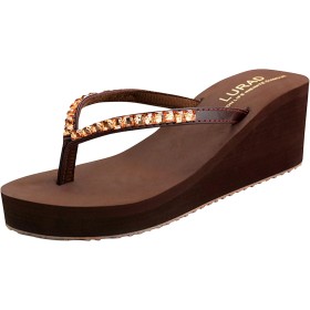 New front Chanclas Altas Negras Chanclas de Cuña para Mujer Chanclas Mujer Elegantes Chanclas Mujer Playa Moda Tacón Inclinado