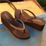New front Chanclas Altas Negras Chanclas de Cuña para Mujer Chanclas Mujer Elegantes Chanclas Mujer Playa Moda Tacón Inclinado