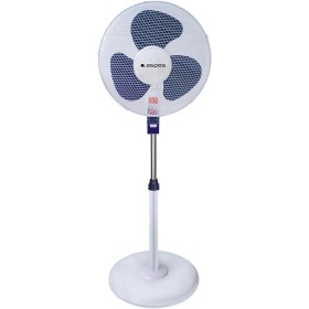Aspes Ventilador de Pie Blanco y azul, AVP401600OBA. 3 Velocidades, 3, Oscilante