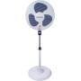 Aspes Ventilador de Pie Blanco y azul, AVP401600OBA. 3 Velocidades, 3, Oscilante