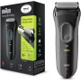 Braun Series 3 ProSkin 3000s - Afeitadora eléctrica / máquina de afeitar recargable, color negro