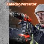 Taladro Atornillador Batería 20V, FAHEFANA Taladro Inalámbrico, 2 Baterías 2.0Ah y Accesorios 89 Piezas, 42Nm Máx, 25+1 Ajuste