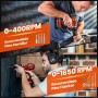 Taladro Atornillador Batería 20V, FAHEFANA Taladro Inalámbrico, 2 Baterías 2.0Ah y Accesorios 89 Piezas, 42Nm Máx, 25+1 Ajuste