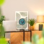 Cecotec Ventilador de Sobremesa a Batería EnergySilence 4000 Portable Desk Dark, 4000mAh, Gran Autonomía, 6 pulgadas, Panel