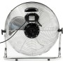 Grunkel - Ventilador Industrial de Suelo de 100W y 18" de diametro - MET-H18 INDUSTRIAL - Con 3 velocidades diferentes y ángulo