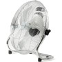 Grunkel - Ventilador Industrial de Suelo de 100W y 18" de diametro - MET-H18 INDUSTRIAL - Con 3 velocidades diferentes y ángulo