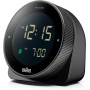 Braun Reloj Despertador Digital función de repetición, Pantalla LCD Negativa, Bisel Giratorio para Ajuste rápido de la Hora,