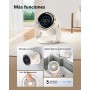 Ventilador de Mesa Silenciosa,Pantalla LED Digital 100 Velocidades Potente Flujo de Aire Giratoria 105° y Función de Memoria