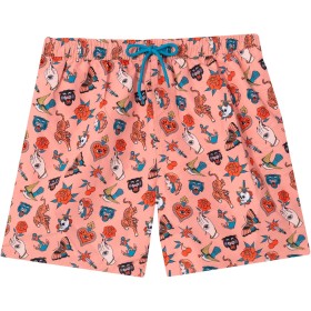 Pampling Bañador Hombre – Short de Baño con Estampados Originales, Secado Rápido, Cintura Elástica con Cordón, Bolsillos