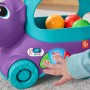 Fisher-Price Dinosaurio de juguete de arrastre con bolas, luces y sonidos, para bebés +1 año, Versión: Alemán, HNR54