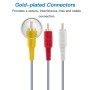 Mcbazel Cable de audio y vídeo compuesto AV para Wii y Wii U consola