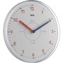 Braun Reloj de Aprendizaje Analógico Movimiento de Cuarzo Silencioso, Esfera de Fácil Lectura, 23cm de Diámetro en Blanco,