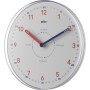 Braun Reloj de Aprendizaje Analógico Movimiento de Cuarzo Silencioso, Esfera de Fácil Lectura, 23cm de Diámetro en Blanco,