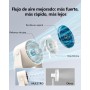 Ventilador de Mesa Silenciosa,Pantalla LED Digital 100 Velocidades Potente Flujo de Aire Giratoria 105° y Función de Memoria