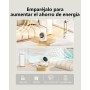 Ventilador de Mesa Silenciosa,Pantalla LED Digital 100 Velocidades Potente Flujo de Aire Giratoria 105° y Función de Memoria