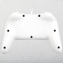 OSTENT Mando Clásico con Cable Pro Gamepad Joystick para Consola Nintendo Wii Remote Videojuego, Color Blanco