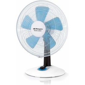 Orbegozo TF 0148 - Ventilador de sobremesa silent night, 4 velocidades, función turbo, 60 W, color blanco