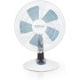 Orbegozo TF 0148 - Ventilador de sobremesa silent night, 4 velocidades, función turbo, 60 W, color blanco