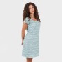TRAMAS+ Blusón Verano para Mujer Algodón - Vestido Manga Corta Bohemio Liso y Estampado - Vestido Playa Casual Informal Mini